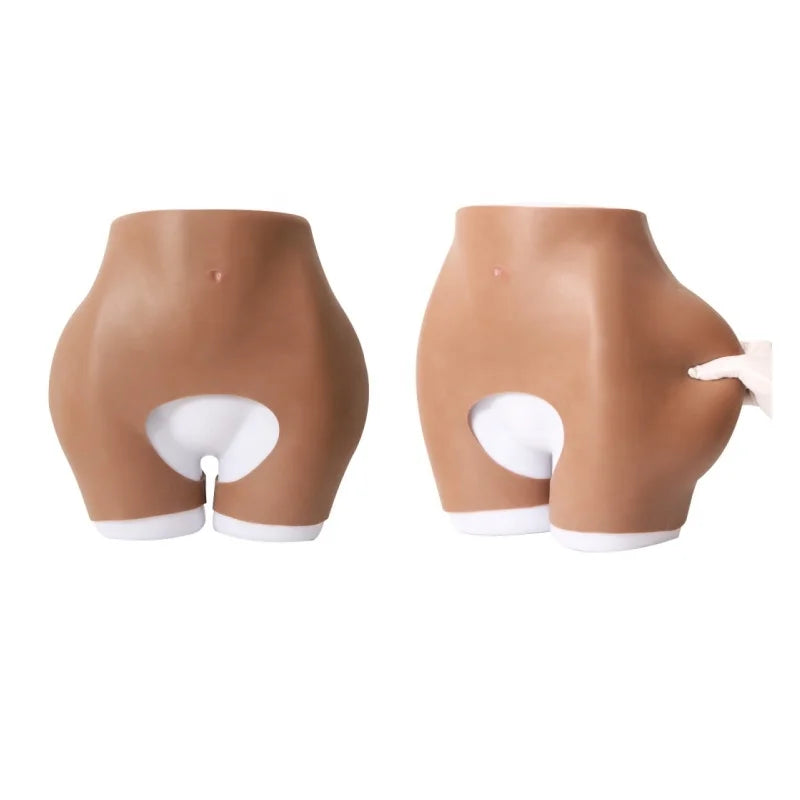 2.0cm Thickness 3000g Silicone Hips Butt Shapewear Realistic Padded Hip Pants Silicone Butt Pad for Women
