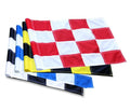 Durable Anti-fade Outdoor Golf Flag Custom Logo Checkered Nylon Golf Flags