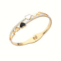 Manufacturer Crystal Spring Stainless Steel Black White Sea Shell Bracelet