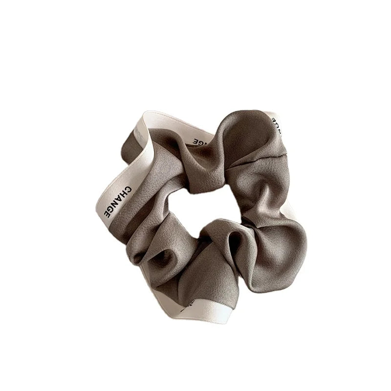New Simple Elastic Hair Scrunchies Elegant Temperament Versatile Hair Ties Women Ponytail Hair Headband Accessories