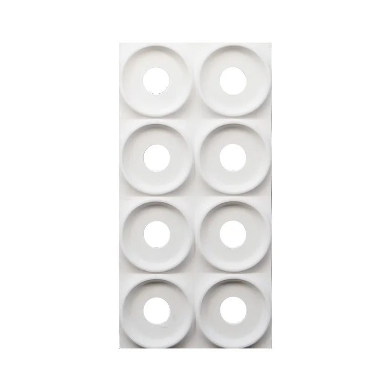 High Quality 3D Wall Panel Hollow Circle Polyurethane Artificial Stone Waterproof and Soundproof Hot Sale PU Wall Decoration