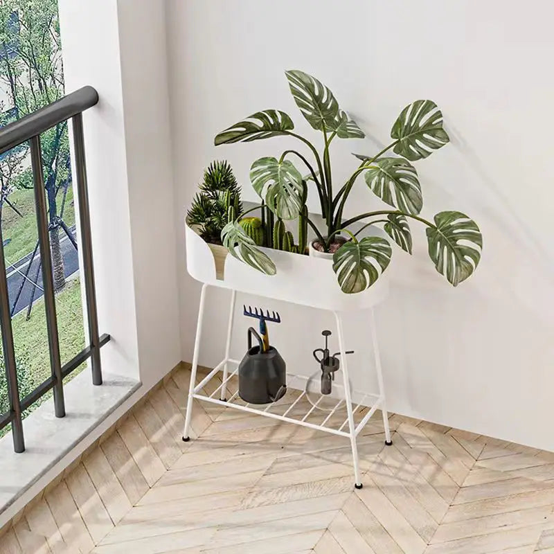 Hot Sales Nordic Metal Flower Stand Potted Flower Pots Planters for Home Balcony Stylish and Functional