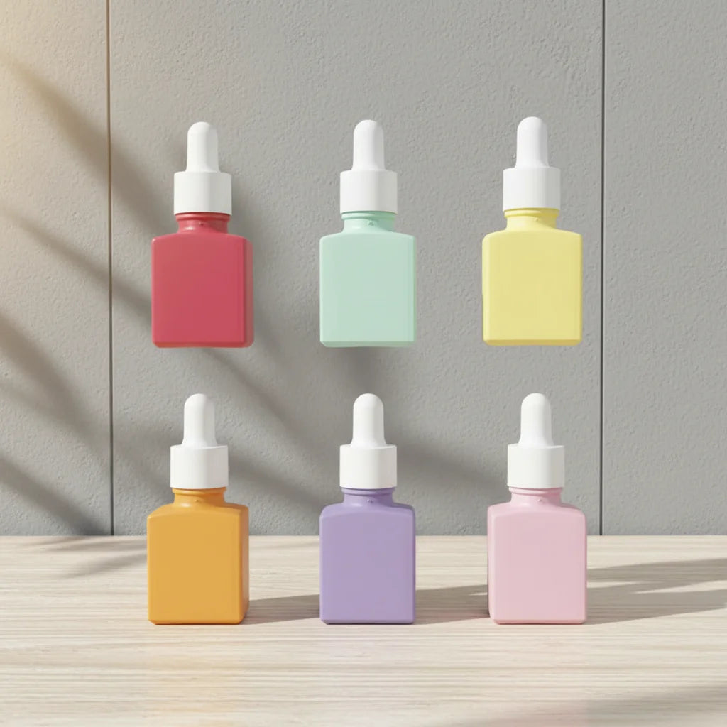Yolio Essential Oil Perfume Bottles Liquid Reagent Pipette Dropper Bottle with Plastic PP