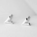 REETI 925 Sterling Silver Letter V Earrings for Women Ladies Statement Jewelry Korean Earrings
