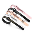 Custom Logo Korea HK EU USA UK Gauge Finger Size Gauge Reusable Plastic Jewelry Ring Sizer Measuring Tool