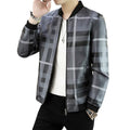 Warm Autumn Winter Flying Locomotive Men'S Leather Jacket
