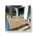 Waterproof Wood Plastic Composite Decking Co-extrusion Wood Grain Outdoor WPC Flooring