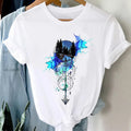 Women 90s Star Fashion Short Sleeve Trend Clothes Stylish Tshirt Top Lady Print Pattern Design Custom Tennis Cartoon Girl Tee