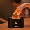 Ultrasonic 180ml Cool Mist Air Scent Humidifier Desk Simulation Flame Essential Oil Aroma Diffuser for Home Bedroom Office