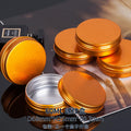 Cosmetic Packaging 15ml 30ml 50ml 100ml 150ml Small Metal Tin Boxes Creme Aluminum Tin Cans Box with Screw Lid Aluminum Tin Cans