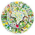 50PCS National Culture Brazilian Carnival Travel Souvenir Brazil Sticker