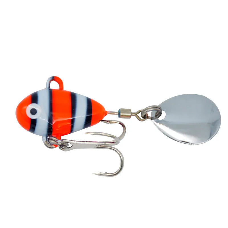 WEIHE 5cm 12g 6 Colors Artificial Hard Lure Metal VIB Fishing Bait Swimbait for Fishing Activity