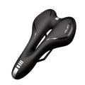 RIDERACE Mountain Bicycle Sponge Hollow Saddle Cycling PU Leather Surface Silica Filled Shock Absorbing Cushion Bike Seat Mat