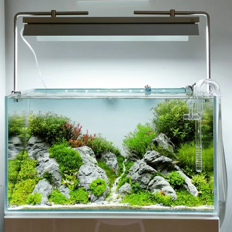 Factory Led Aquarium Lights With Timer and Memory Function and Controller Fish Aquarium Tank Light 65w RGB UV Aquarium Lamp