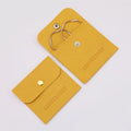 PUPPYSEW   8*8cm Microfiber Jewelry Bags Luxury Velvet Jewelry Pouch Earrings Necklace Packing Bag With Logo