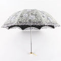Elegant Gift Umbrella Small Folding Parasol UV Protection Wedding Favor Daily Carry 19 Inch Umbrella