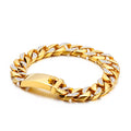 KALEN Hip-hop Inlaid Zircon Stainless Steel Bracelet