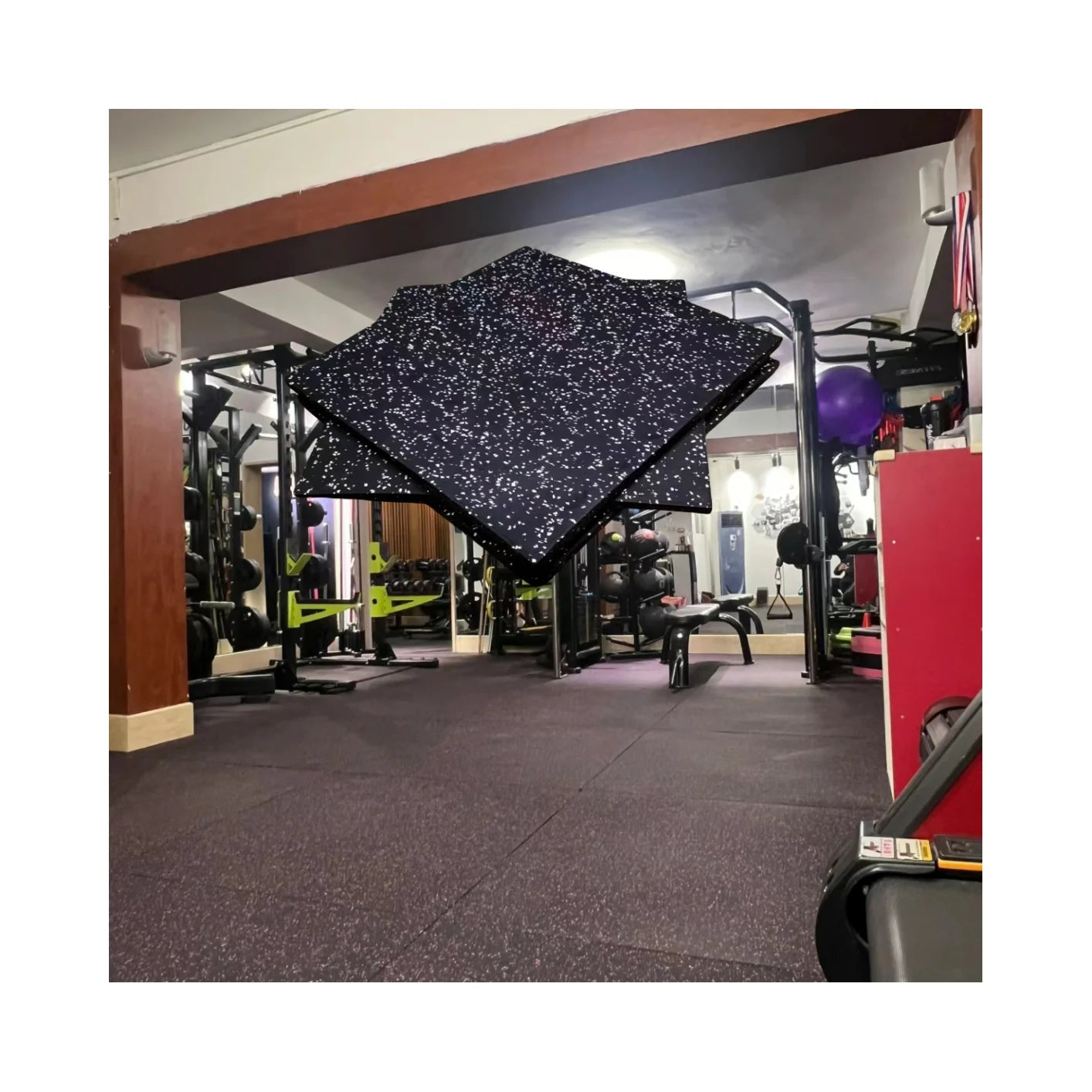 Commercial Grade Epdm Rubber Flooring for Gyms - Wear-Resistant Easy to Install and Designed for Maximum Shock Absorption