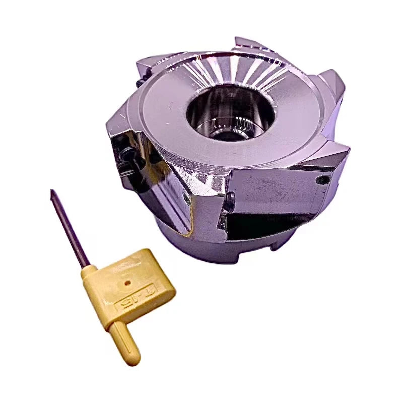 R390-1704 R390 6 Flutes Steel Alloy Material Shoulder Milling Cutter Head Deep Cavity High Efficiency Cutting CNC Tool
