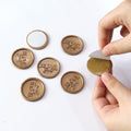 Be Our Guest Self Adhesive Seals with logo 40 Colors for Select Wax Seal Piece Made of Turpentine Paraffin Pigment
