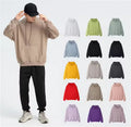 Custom Graphic Men Blank Solid Pullover Hoodie Heavyweight Cotton OEM Custom Bulk Wholesale Streetwear Tops Hoodie for Man