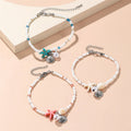 2025Bohemian Fashion Charm Beach Bead Bracelets for Women Men Seed Bead Summer Beach Shell Stylish Elegant Jewelry