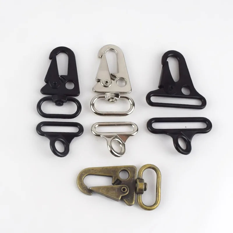 MeeTee BF247 Outdoor Camping Backpack Hook Carabiner Equipment Belt Clip Alloy Hanging Belt Buckle with Key Ring