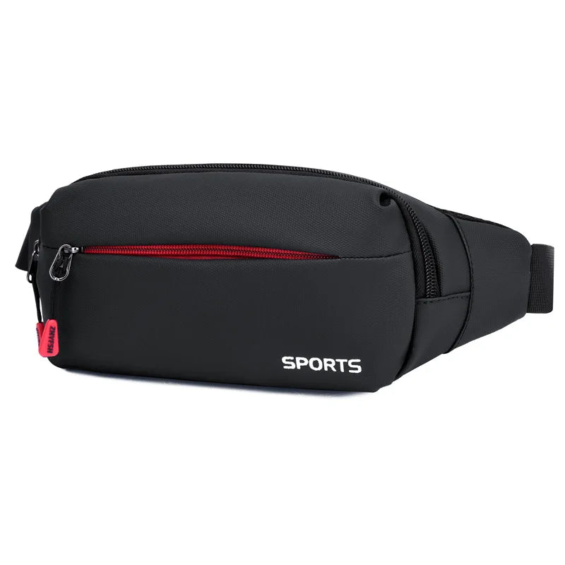 Waterproof Unisex Mini Belt Bum Bag Adjustable Strap Small Pouch Leisure Workout Running Hiking Over the Shoulder Fanny Pack