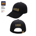 Buckle Plain Blank Hat Custom Logo Men Sports Cap 6 Panel Metal Cotton for Man OEM Service Curved Adults Male COMMON 1pcs