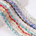 Long Bicone Glass Beads for Jewelry Making AB Diamond Crystal Beads for Pendant Necklace Bracelet DIY Accessories 5strands/batch MegaBDM