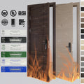 China Top Factory Custom Wood Fire Resistant 1 Hours Apartment Room Fireproof Hotel Guest Room Smoke Proof Fire Proof Fire Doors