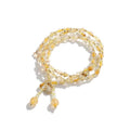 Wholesale Women's Classic Brass Smoky Quartz Beaded Designer Charm Bracelet Natural Amethyst Stone Gold Plating Healing Gift