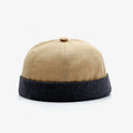 OEM Personalized Custom logo Plain Sailor Man Round Hat Blank Brimless Docker Cap Wholesale