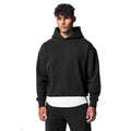 2026 New 500Gsm Oversized Cropped Hoodies Men High Quality Baggy French Terry Pullover Hoodie Men Sweatshirts Custom Logo