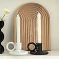 Wholesale Nordic Style Geometric Porcelain Candle Holder Home Wedding Decoration Unique Creative