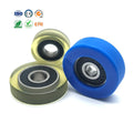 No Noise Polyurethane Pulley PU Rubber Coated Bearing Door and Window 624 625 693 685 626 608 Soft PU68310-3 3x10x3mm Pulley
