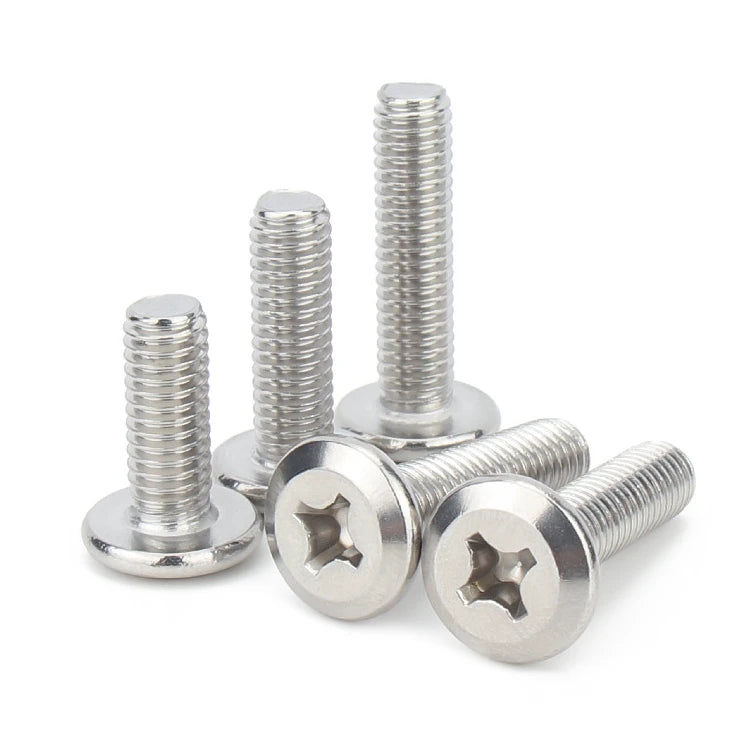 M2 M2.5 M3 M4 M5 M6 M8 M10 Stainless Steel Beveled Flat Head Bolts Phillips Furniture Screws