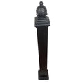 50x50 Decorative Aluminum Fence Post Rot Proof Black/White Options