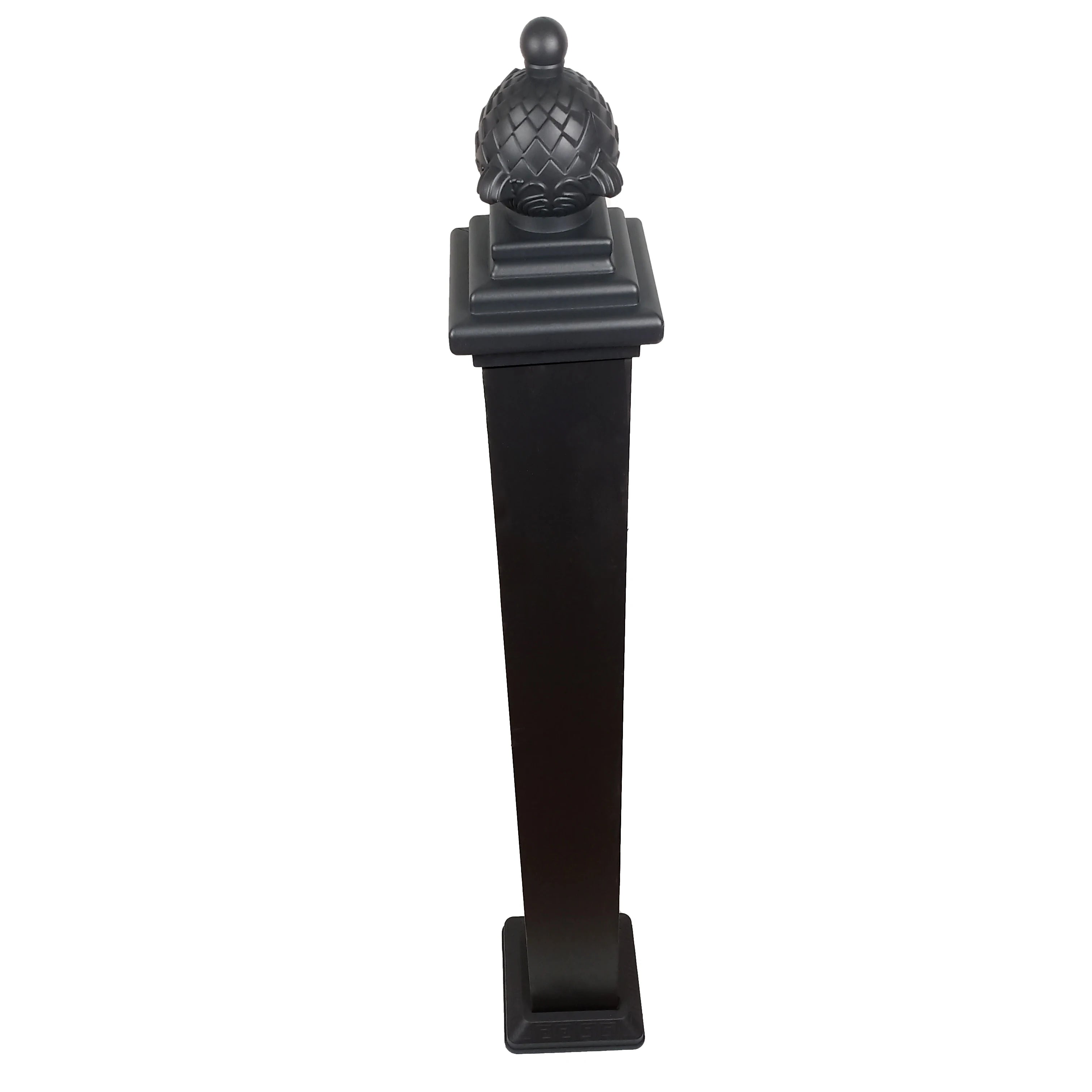 50x50 Decorative Aluminum Fence Post Rot Proof Black/White Options