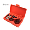 Podofo 11pcs Woodworking Downlight Drill Hole Opener Set Gypsum Board PVC Wood Reamer Drill Bit Hole Saw Cutter Set Wholesale