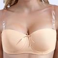 Binnys Wholesale C Cup Womens Sostenes Thin Sponge Transparent Straps Design Soutien Gorge  Underwire Ladies Solid Sujetador