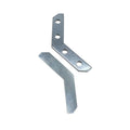 HONGZUN BJJM Heavy Duty 39*39mm Universal Silver Zinc-plated Triangle Corner Fastener for Picture Aluminum Frame Bracket MegaBDM