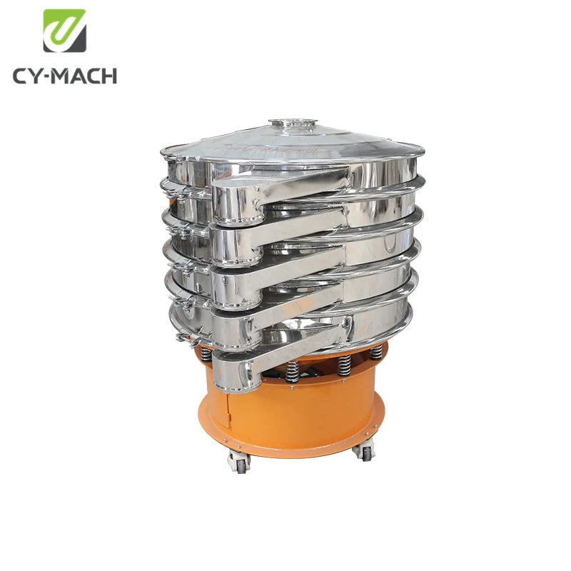CY  Pvc Powder PTFE Powder COMPOST Sieving Machine Chemical Circle Rorary Vibrating Screen