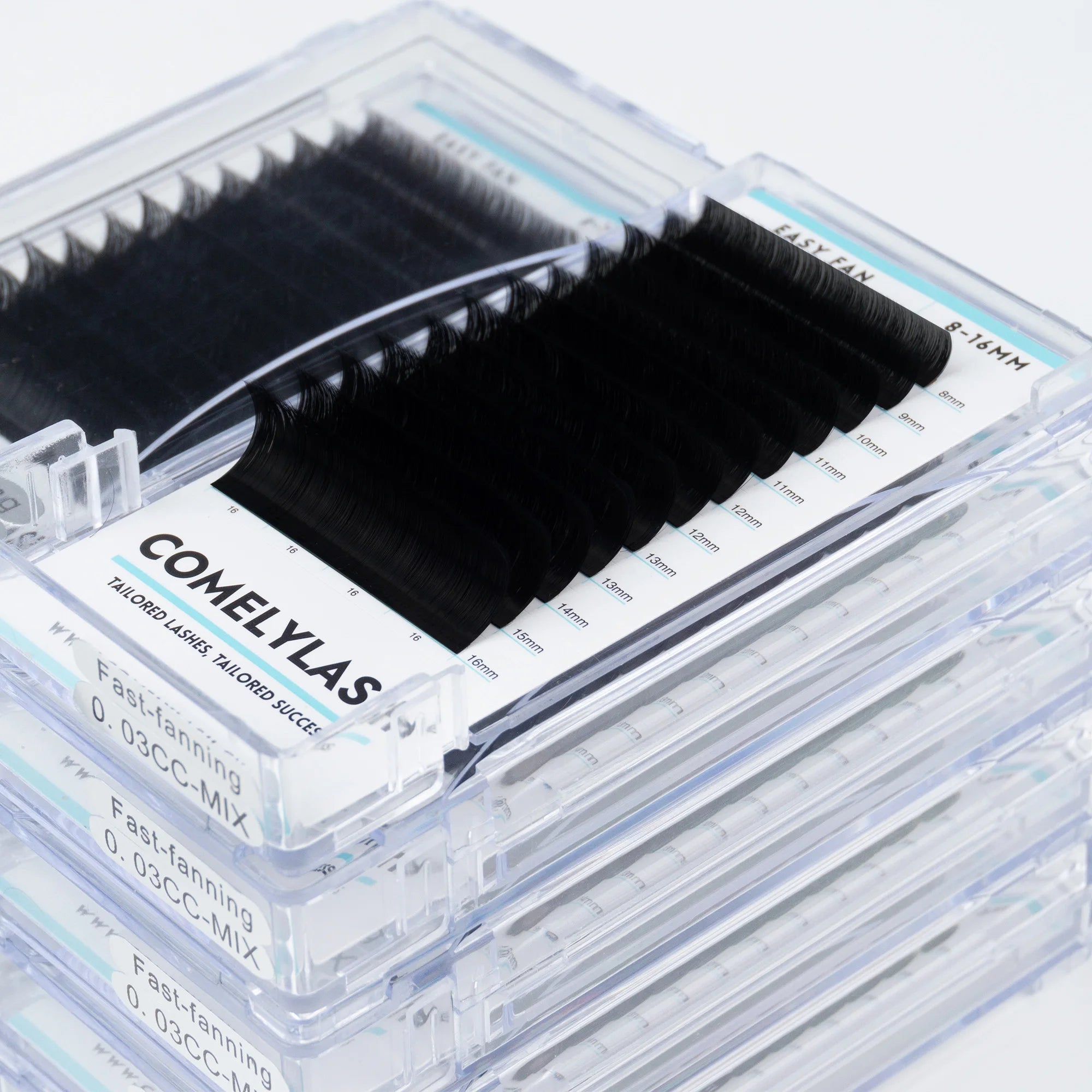 Comelylash Matte Volume Lash Trays Wholesale Soft Individual Cashmere Lash Extensions Trays Lash Supplies Private Label