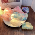 YHJ 8cm Large Hair Claw Clips Candy Colours Acrylic Hair Claw Flower Claw Clip Hair Accessories for Women