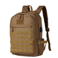Waterproof Travel Bags 17.3" Laptop Backpack Multifunctional Large Capacity USB Charging Port Tactical Backpack
