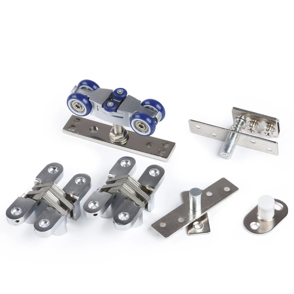 Customized Modern Folding Door Hardware System with 80kg Capacity for 40-55mm Wood Doors