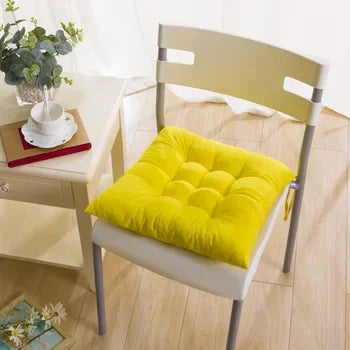 Factory Outlet Hot Sale Washable Removable Inner Core Customizable Student Square Velvet Chair Seat Cushion Minimalist Design