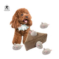 Squeaky Durable Puzzle Plush Interactive Dog Toy Hide and Seek Dog Toy Pet Interactive Movement Toys