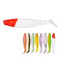 T Tail Wobblers Silicone Soft Bait 110mm 9.5g 3pcs a Bag Fishing Lures Sequin Swing Fishing